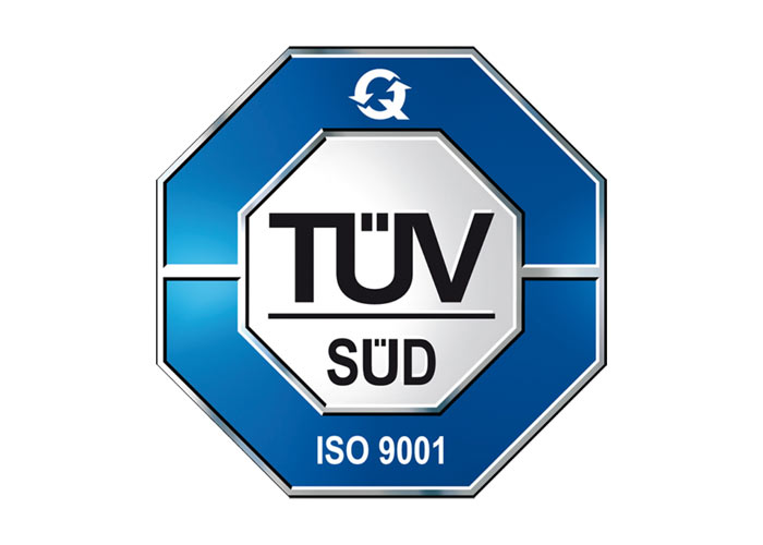 ISO 9001 zertifiziert durch TÜV Süd